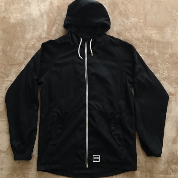 Ezekiel Jackets & Blazers - Men’s Ezekiel Black Light Zip Up Jacket Hoodie